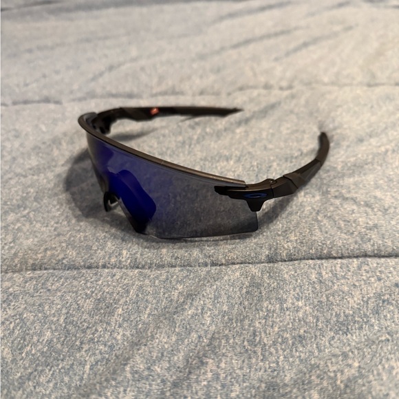 Oakley Encoder Sunglasses Prizm Sapphire Lens Black Frame - Picture 2 of 5